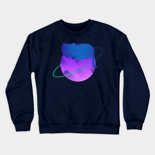 Space Serenity Crewneck Sweatshirt by BadOdds